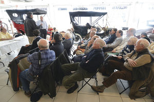 Hour File Photo/Alex von Kleydorff. Press conference in March of 2014 at Dragone Classic Automibiles in Wesport to announce Norwalk's New England Auto Museum