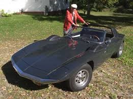 John Fitch with the Corvair-based Phoenix which he designed and built Photo Hemmings