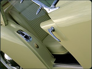 Innovations included sliding entry doors and padded dashboard