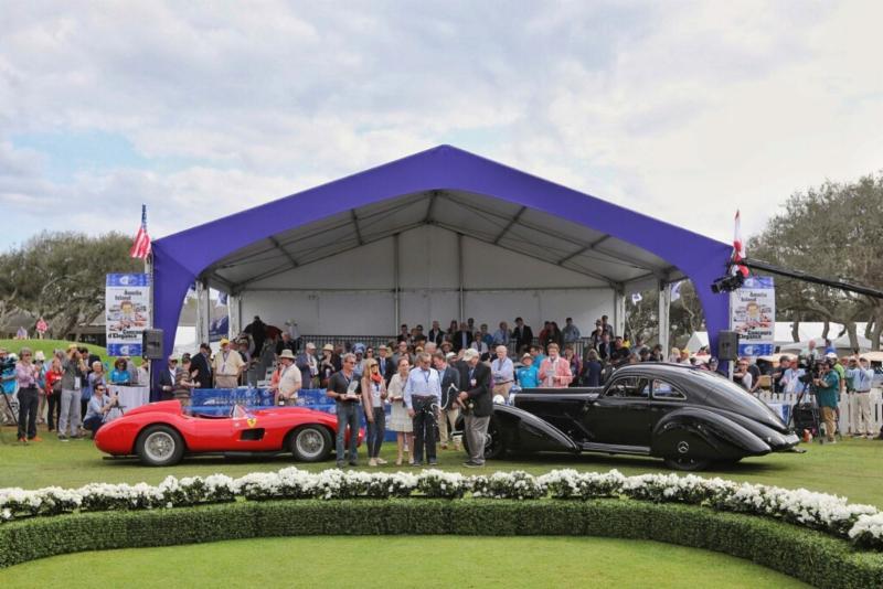 Read more about the article 1938 MERCEDES-BENZ 540K AUTOBAHN-KURIER AND 1957 FERRARI 335 S NAMED BEST IN SHOW AT THE 24 th ANNUAL AMELIA ISLAND CONCOURS D’ELEGANCE
